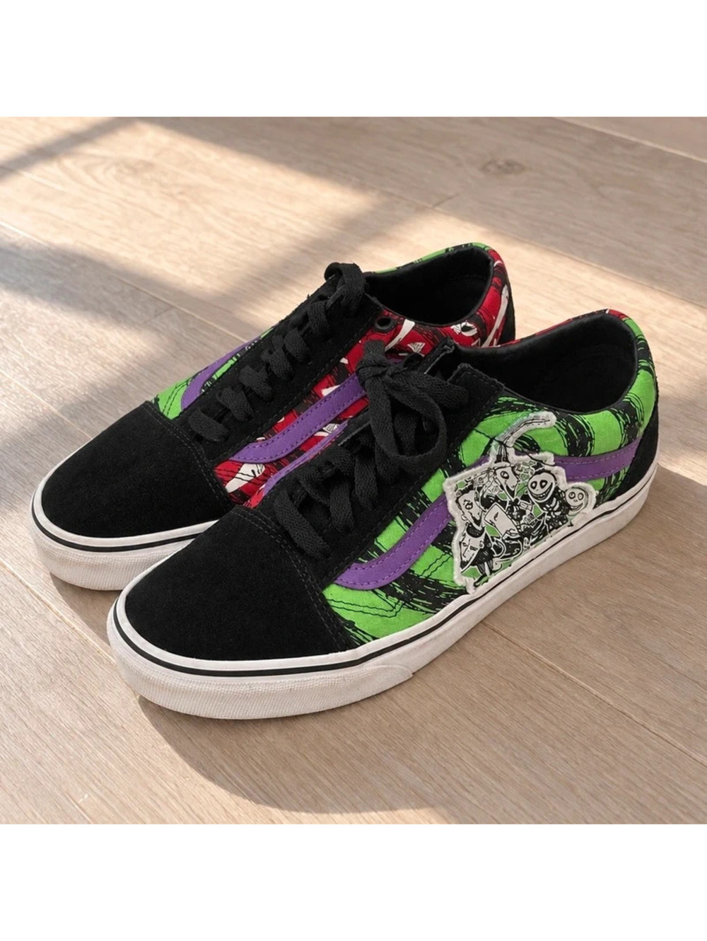 Vans x Disney Nightmare Before Christmas Old Skool Shoes M6 W7.5 Rare [COPY]
